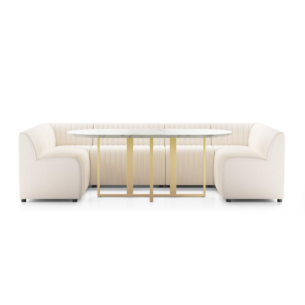 Four Hands Augustine Dining Banquette U Shape