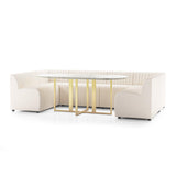 Four Hands Augustine Dining Banquette U Shape
