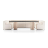 Four Hands Augustine Dining Banquette U Shape