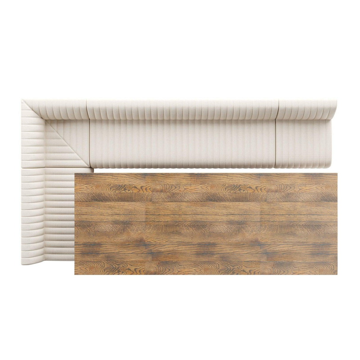 Four Hands Augustine Dining Banquette L Shape
