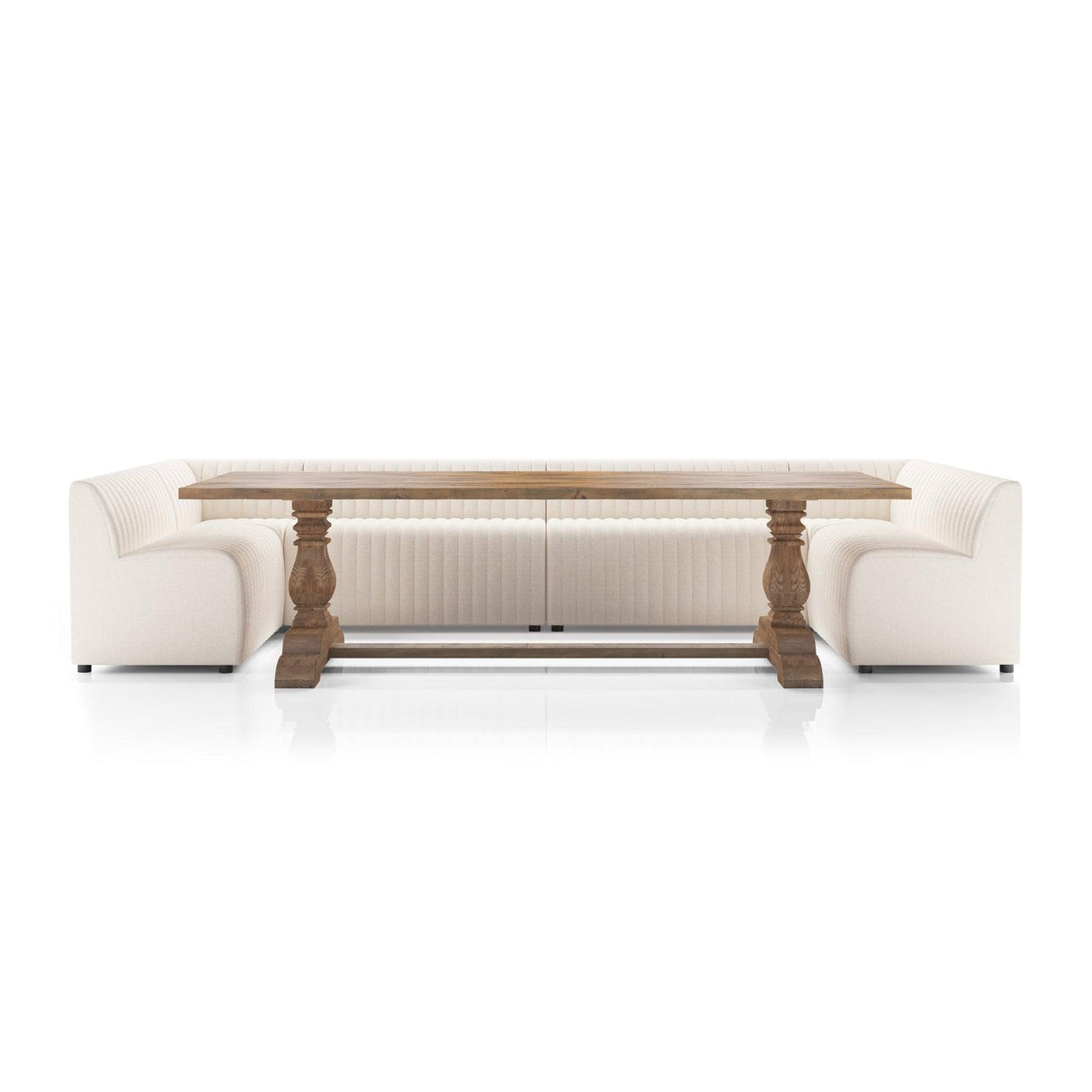 Four Hands Augustine Dining Banquette U Shape
