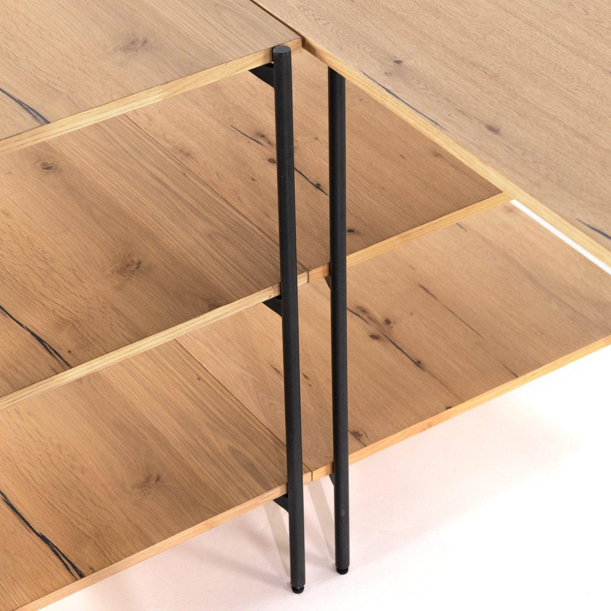 Four Hands Eaton Modular Desk With Open Shelving Unit