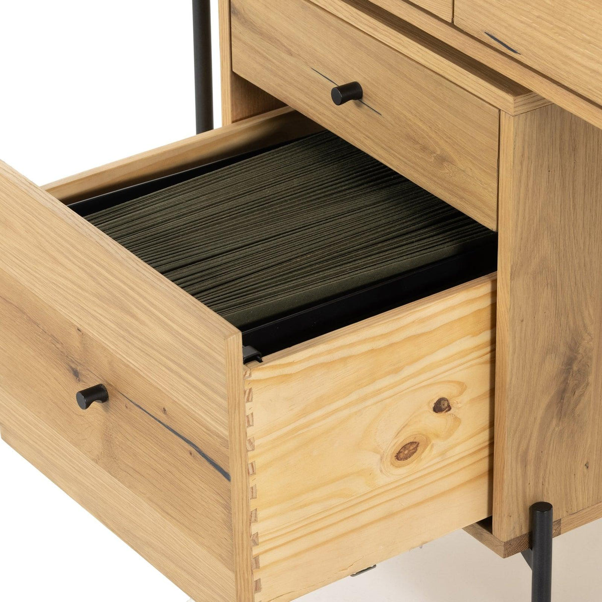Four Hands Eaton Desk With Filing Cabinet