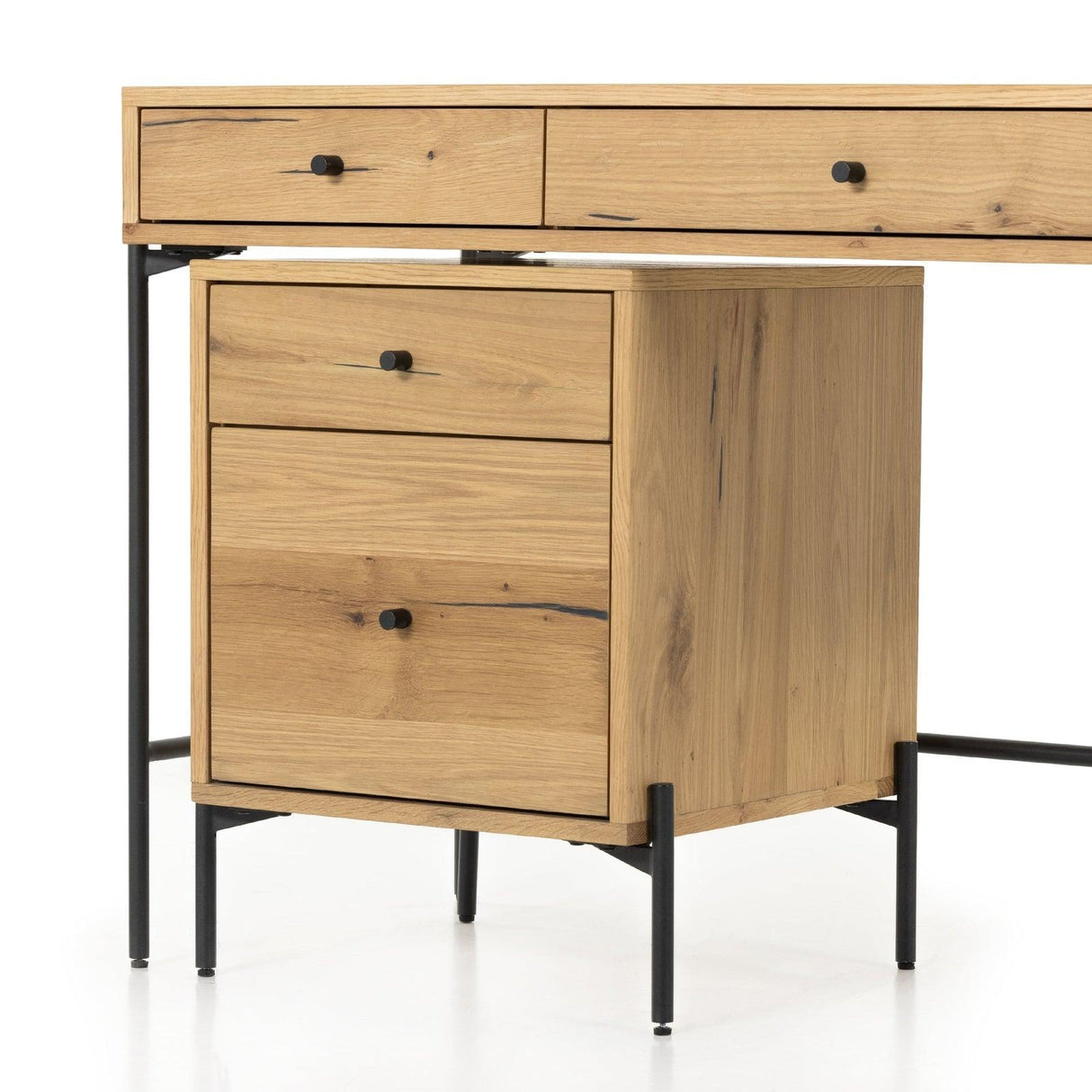 Four Hands Eaton Desk With Filing Cabinet