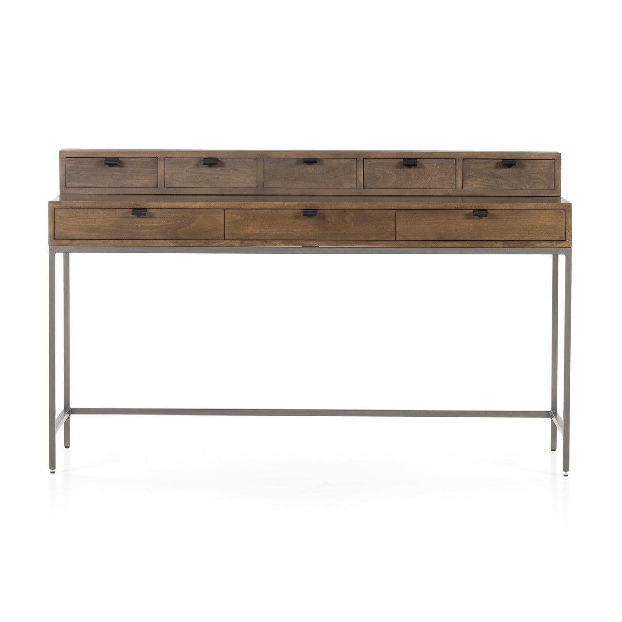 Four Hands Trey Writing Desk With 5 Drawer Organizer