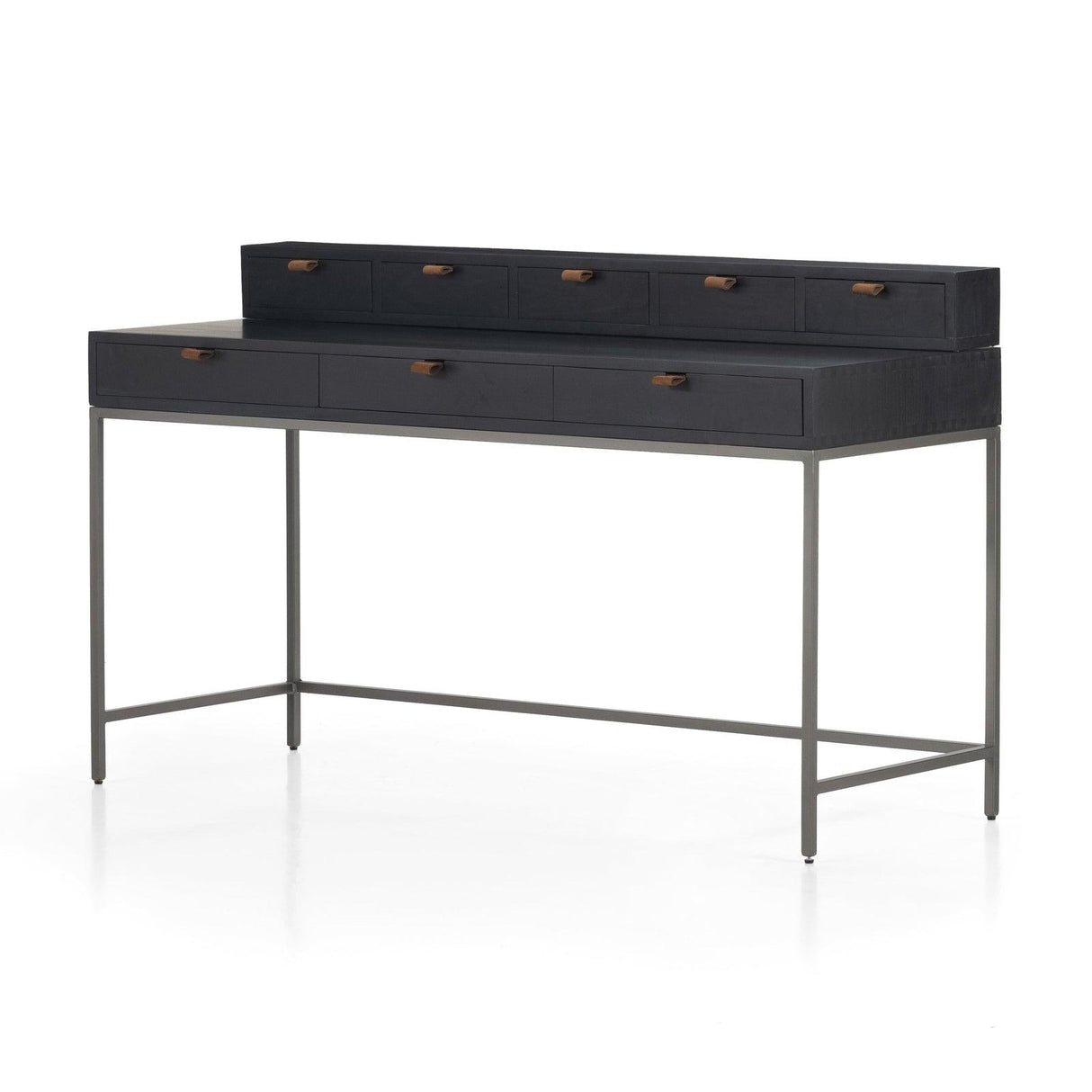 Four Hands Trey Writing Desk With 5 Drawer Organizer