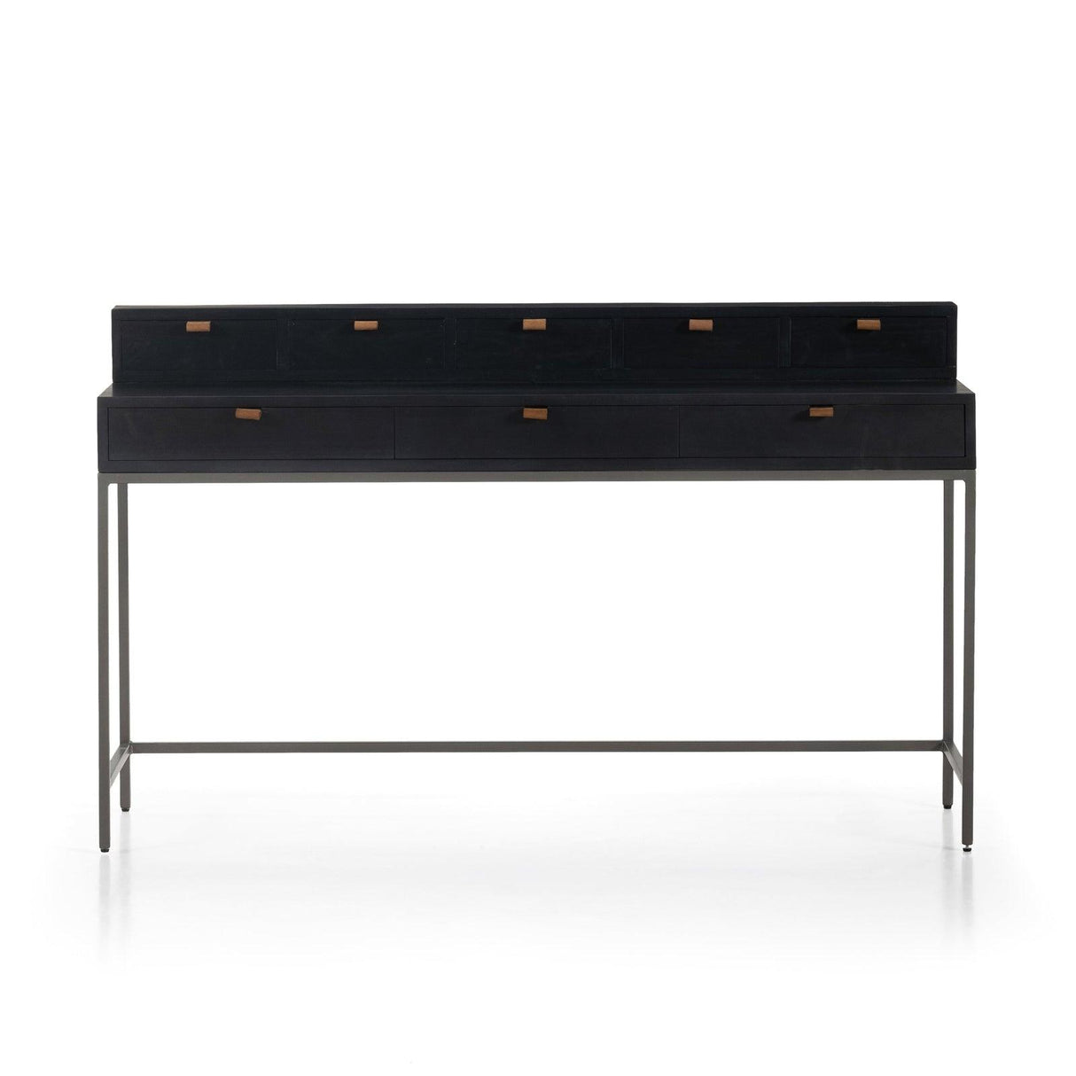 Four Hands Trey Writing Desk With 5 Drawer Organizer