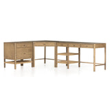Four Hands Zuma Modular Desk With Filing Cabinet