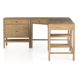 Four Hands Zuma Modular Desk With Filing Cabinet