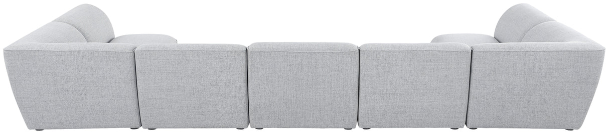 Miramar - Modular Sectional 7 Piece - Gray - Home Elegance USA