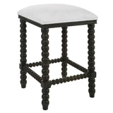 Uttermost Pryce Black Backless Counter Stool - Home Elegance USA