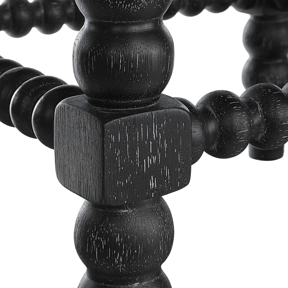 Uttermost Pryce Black Backless Counter Stool - Home Elegance USA