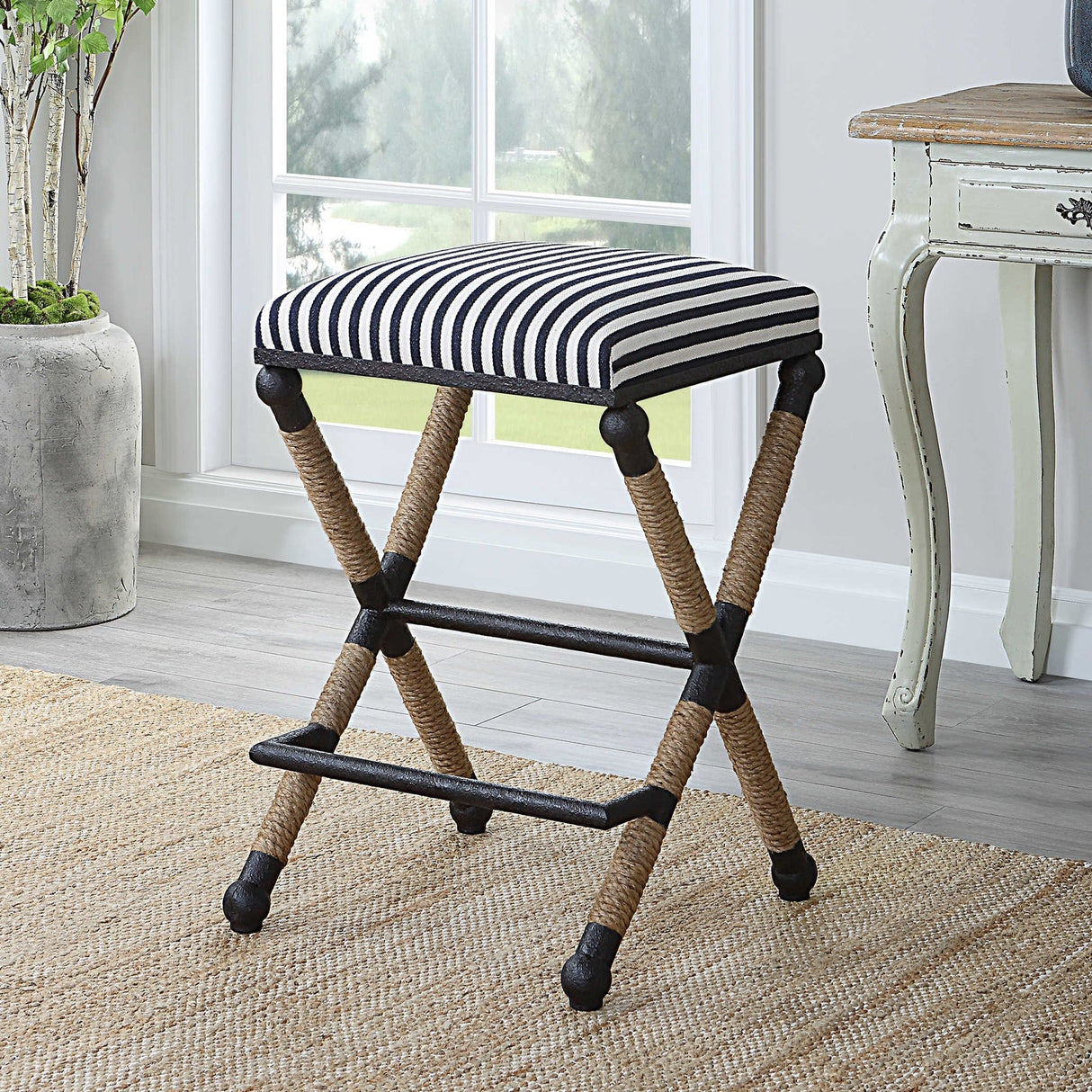 Braddock Backless Counter Stool | Uttermost | Home Elegance USA