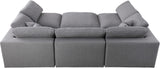 Serene - Cloud Modular Sectional - Grey - Home Elegance USA