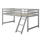 Twin over full bunk bed (Gray) ( old sku: WF193722AAE ) - Home Elegance USA