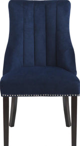 Meridian Furniture - Oxford Velvet Dining Chair In Navy (Set Of 2) - 721Navy-C