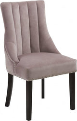 Meridian Furniture - Oxford Velvet Dining Chair In Pink (Set Of 2) - 721Pink-C