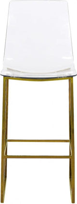 Meridian Furniture - Lumen Counter Stool Set Of 2 In Gold - 719