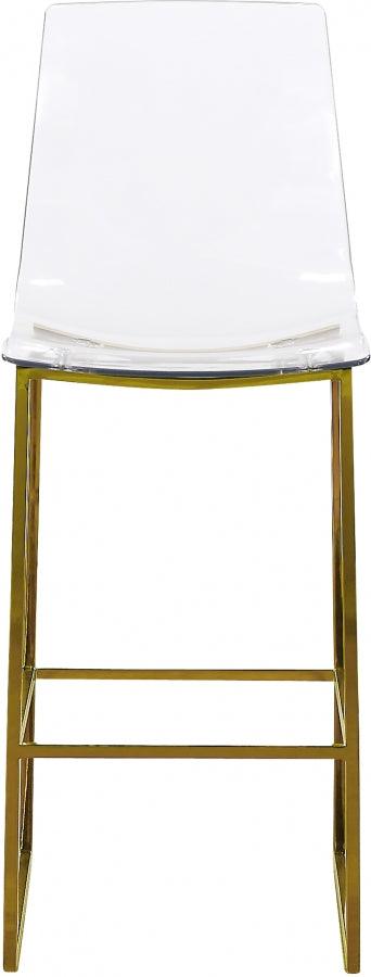 Meridian Furniture - Lumen Counter Stool Set Of 2 In Gold - 719