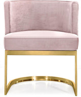 Meridian Furniture - Gianna Velvet Dining Chair In Pink (Set Of 2) - 718Pink-C