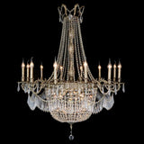 Aico Furniture - Summer Palace Clear Glass Antique Brass 24 Light Chandelier - Aic-Lt-Ch905-24Abr