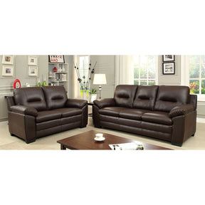 Parma - Sofa & Love Seat & Chair - Brown