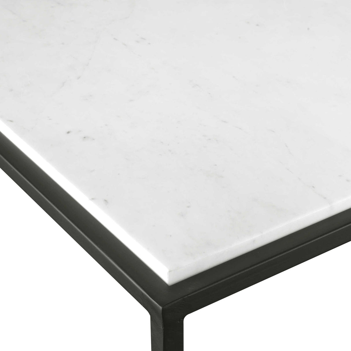 Uttermost Vola Modern White Marble Coffee Table - Home Elegance USA