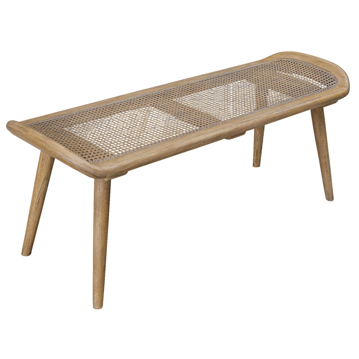 Arne Woven Rattan Bench | Uttermost | Home Elegance USA