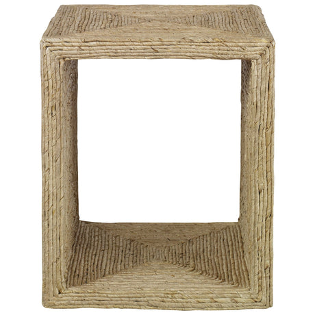 Uttermost Rora Coastal Woven Side Table - Home Elegance USA