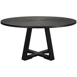 Uttermost Gidran Round Black Dining Table - Home Elegance USA