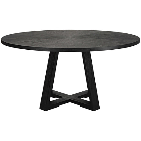 Uttermost Gidran Round Black Dining Table - Home Elegance USA