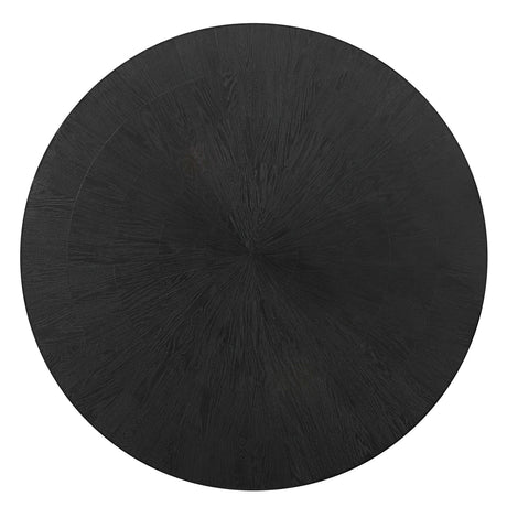 Uttermost Gidran Round Black Dining Table - Home Elegance USA