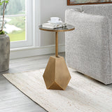 Uttermost Comet Geometric Bronze Accent Table - Home Elegance USA