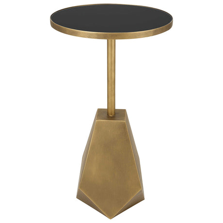 Uttermost Comet Geometric Bronze Accent Table - Home Elegance USA