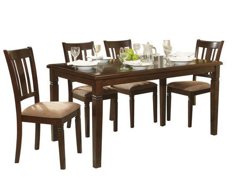 Homelegance - Devlin 5 Piece Dining Table Set - 2538-60-5Set