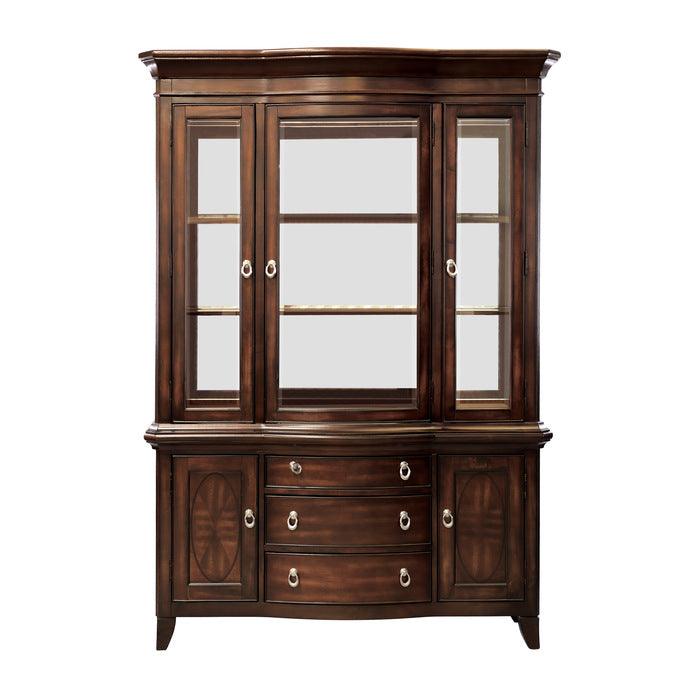 Homelegance - Keegan Rich Brown Cherry Buffet & Hutch - 2546-50