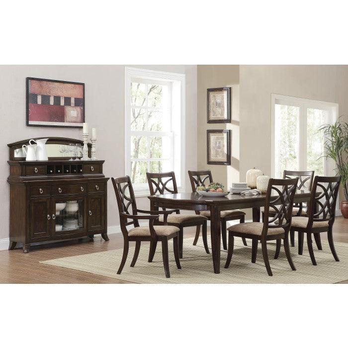 Homelegance - Keegan Rich Brown Cherry Dining Table - 2546-96