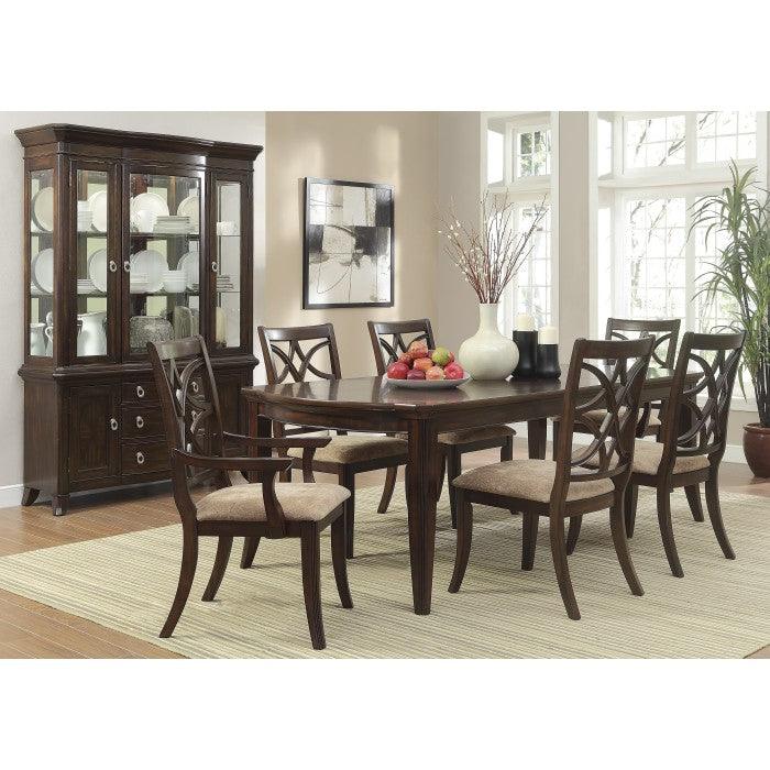 Homelegance - Keegan Rich Brown Cherry Dining Table - 2546-96