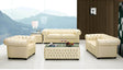 258 3 Piece Living Room Set In Ivory - 258-3Set | ESF