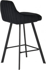 Meridian Furniture - Viviene Counter Stool In Black (Set Of 2) - 761Black