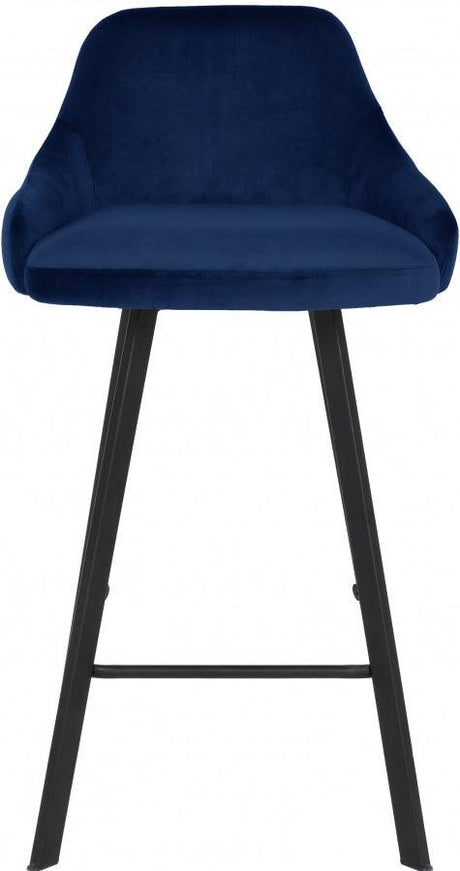 Meridian Furniture - Viviene Counter Stool In Navy (Set Of 2) - 761Navy