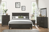 Homelegance - Blaire Farm 6 Piece Queen Bedroom Set In Charcoal Gray - 1675-1-6Set