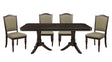 Marston 5-Piece Dining Set | Dark Cherry Finish | Traditional Style | Homelegance