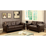 Ysabel - Sofa & Loveseat - Brown - Home Elegance USA