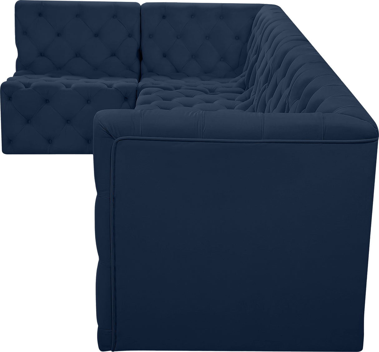 Tuft - Modular Sectional 5 Piece - Navy - Fabric - Home Elegance USA