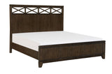 Homelegance - Griggs 5 Piece Eastern King Bed Set In Dark Brown - 1669K-1Ek-5Set