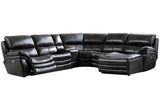 2711 Modern Premium Power Recliner Sectional in Grey Color by ESF Furniture ESF Furniture