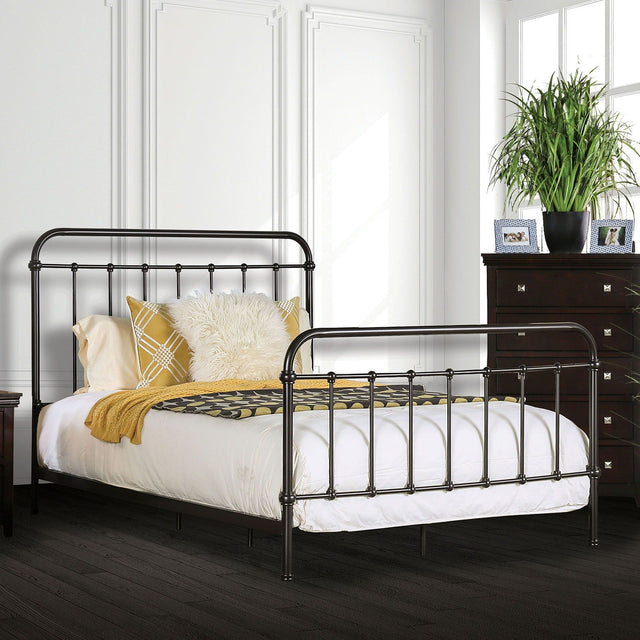 Iria - Cal.King Bed - Dark Bronze - Home Elegance USA