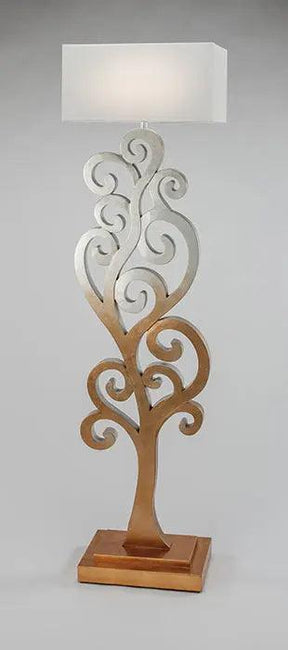 Traditional Handpainted 78"H Floor Lamp | Artmax