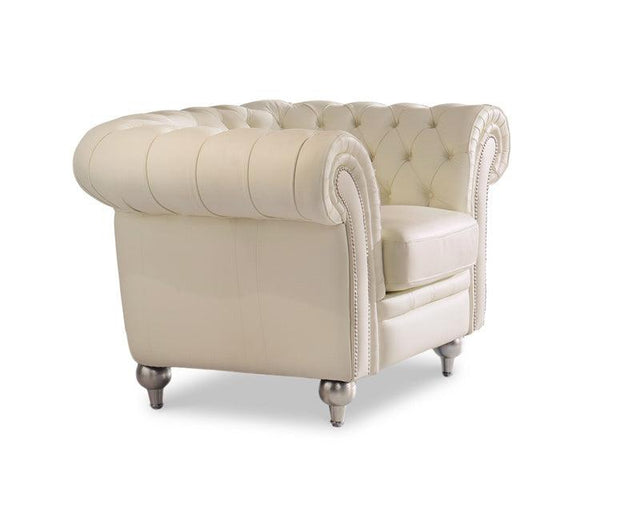 Esf Furniture - Extravaganza 287 Chair In Ivory - 287C